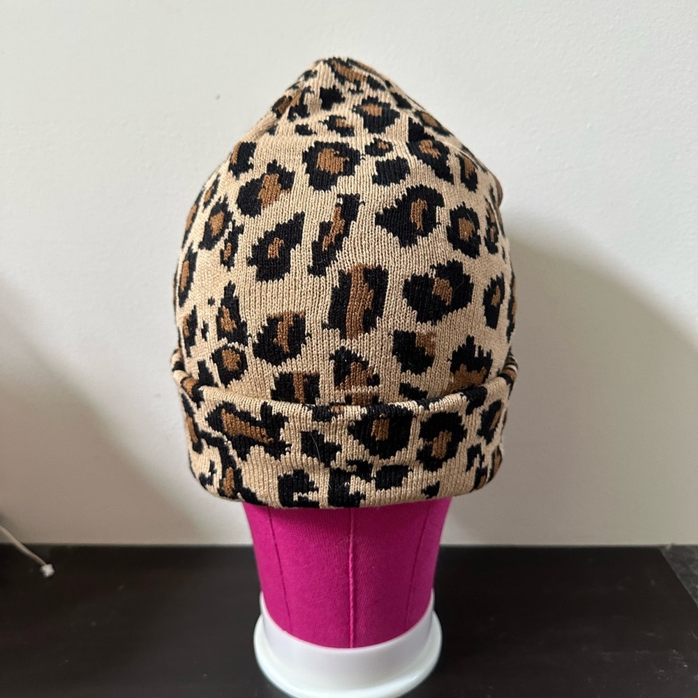 Leopard Print Beanie